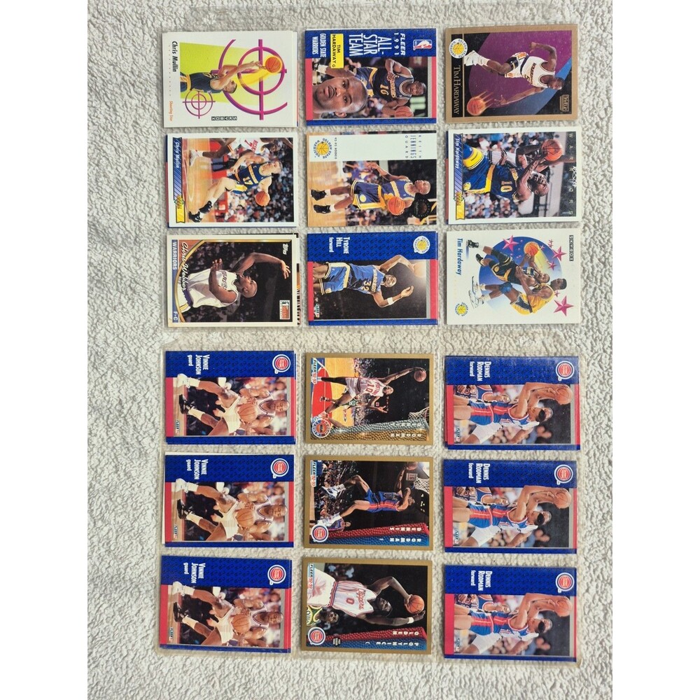 Dennis Rodman Lot + Tim Hardaway, Chris Mullin & More – 1991-93 Fleer,...